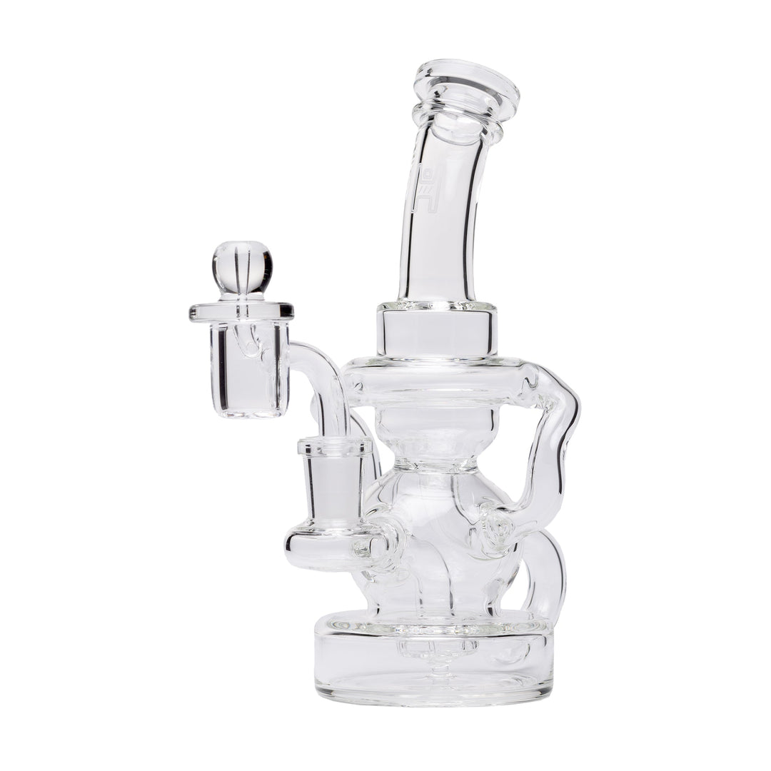 Stubby Klein Recycler Dab Rig with Quartz Banger