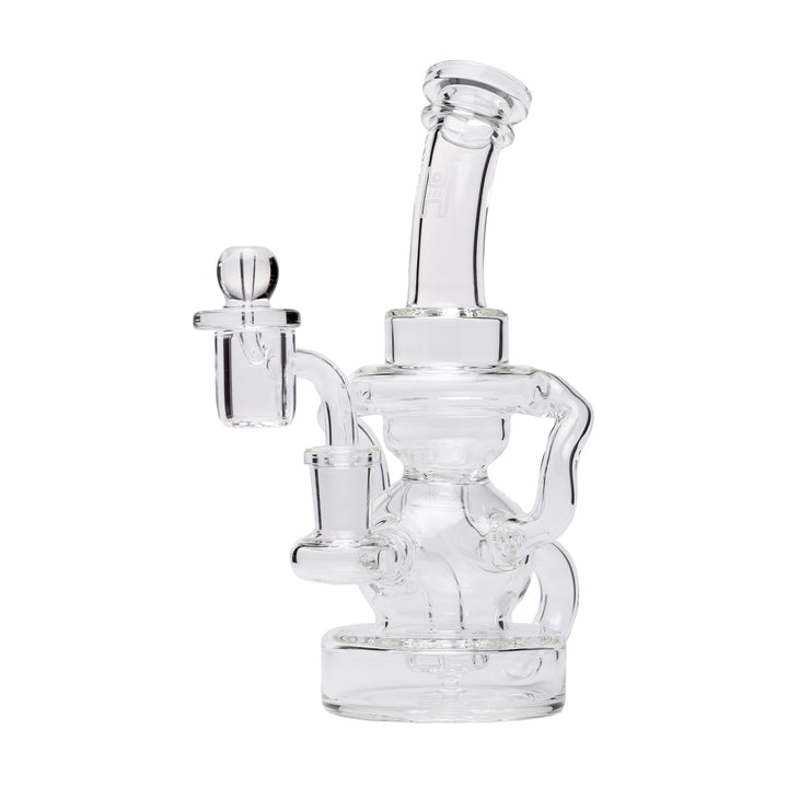 Stubby Klein Recycler Dab Rig with Quartz Banger