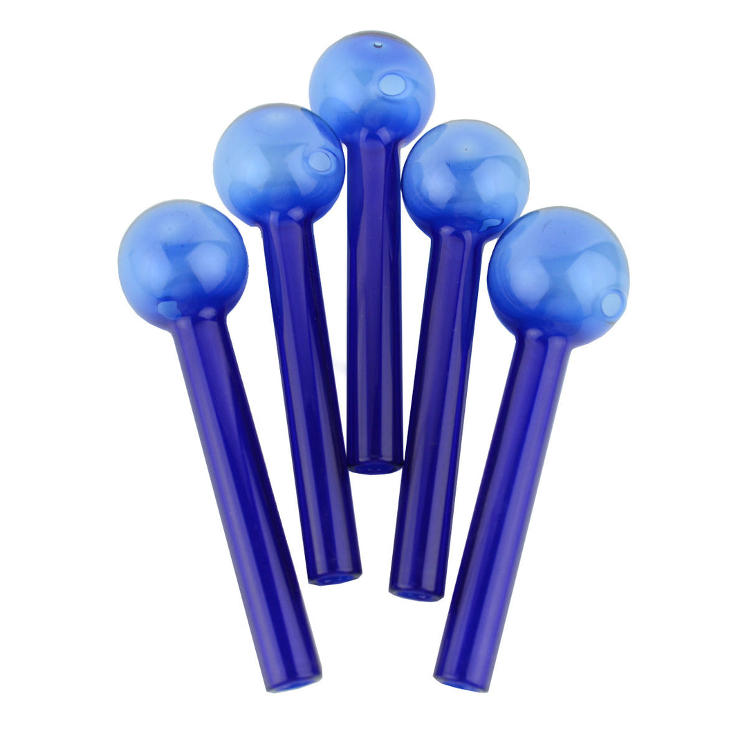 4-Inch Blue Oil Pipe Tubes - 90 Pack