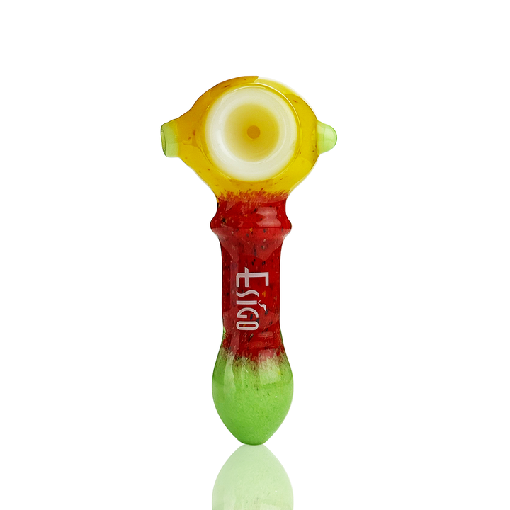 Esigo 4.5" Tricolor Frit Glass Spoon Pipe
