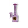 Flower Marble Mini Water Pipe, 7 Inches Heavy Duty