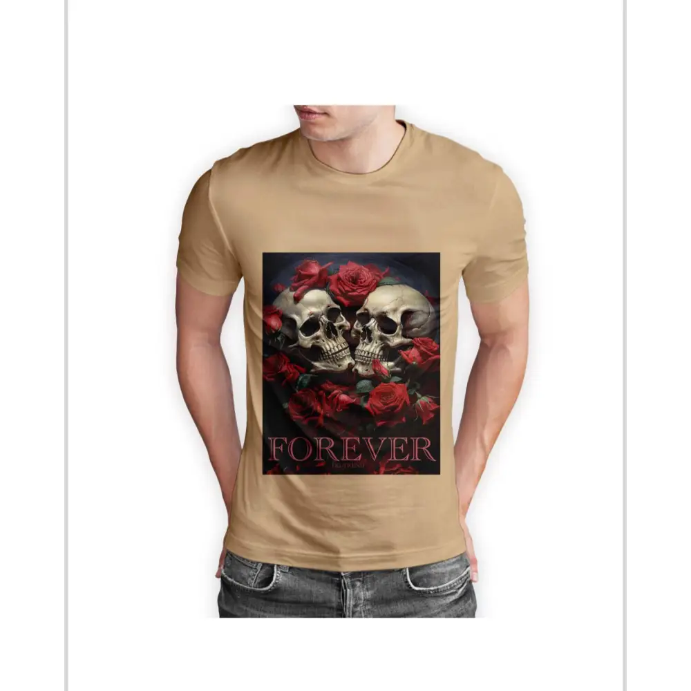 Comfortable Forever Half Sleeve T-shirt with Stylish Print