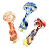 Jumbo Swirl Spoon Glass Pipe - Assorted Colors