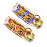 Fumed Metallic Abstract Glass Steamroller Pipe