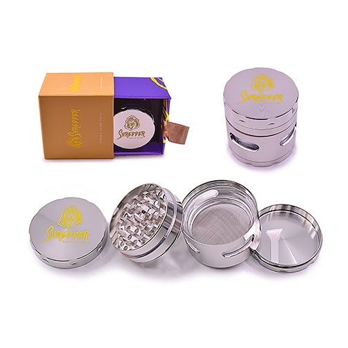 Heavy Duty 50mm Aluminum Grinder with Viewing Window