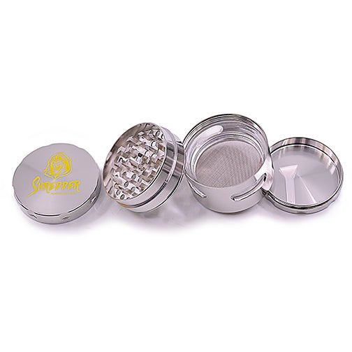 Heavy Duty 50mm Aluminum Grinder with Viewing Window