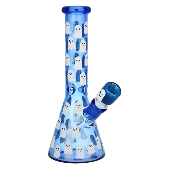 Ghostly Glow Beaker Water Pipe | 10’ | 14mm f