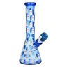 Glow Beaker Water Pipe With Downstem Diffuser & Ice Catcher