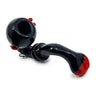 Glass Hand Pipe Red Tip 5 Inch Premium Quality
