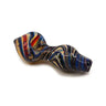 Glass Hand Pipe Short Swirl by Raj Leaf Enterprise