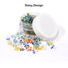Elegant Glass Screen Daisy Design for your Space