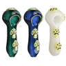 Glow In The Dark Mushroom Spoon Pipe - Borosilicate Glass