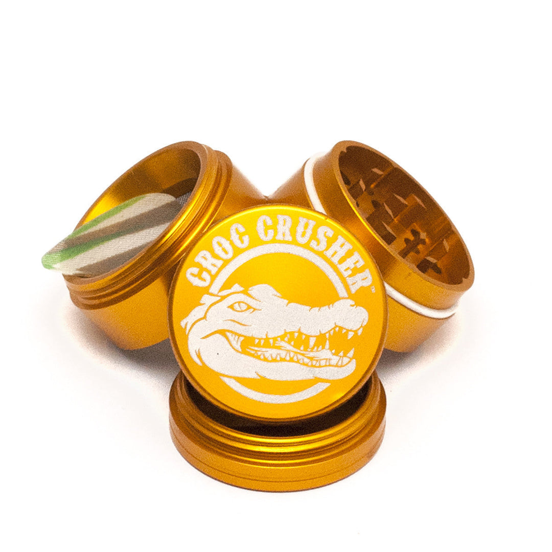 Compact Croc Crusher 1.5" 4-Piece Dry Herb Grinder