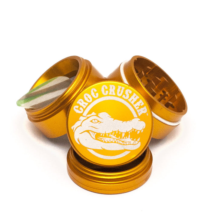 Compact Croc Crusher 1.5" 4-Piece Dry Herb Grinder