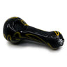 Golden Swirl Glass Hand Pipe