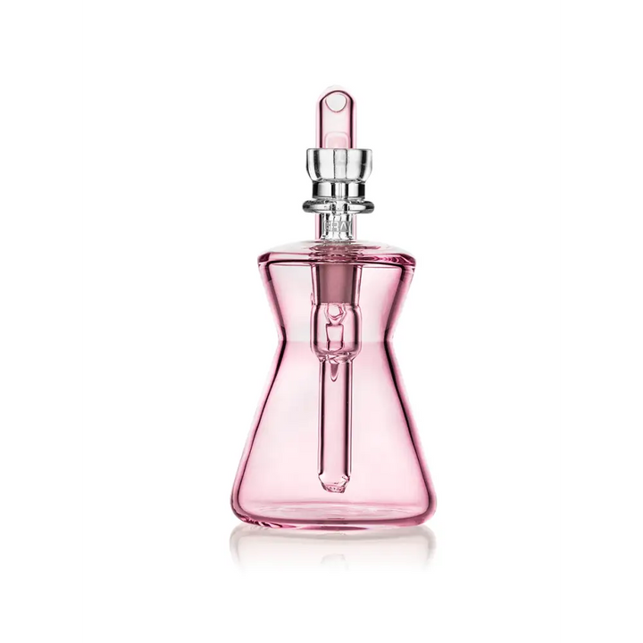 Hourglass Pocket Bubbler for Compact Water Pipe Experience