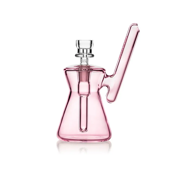 Hourglass Pocket Bubbler for Compact Water Pipe Experience