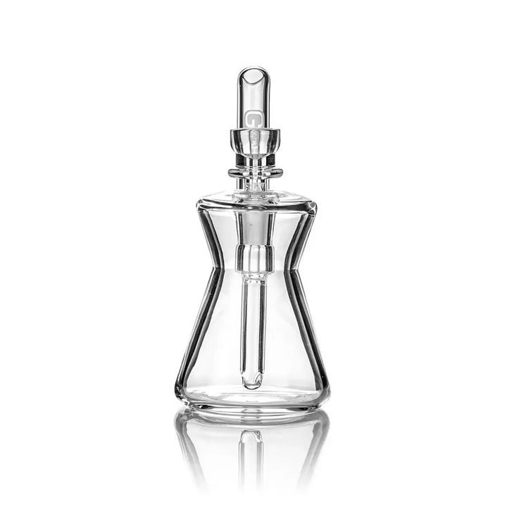 Hourglass Pocket Bubbler for Compact Water Pipe Experience