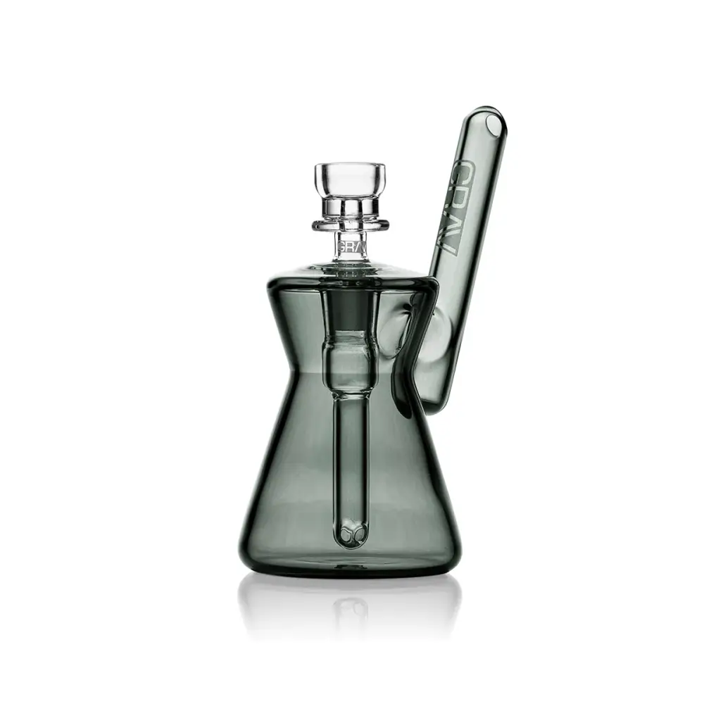 Hourglass Pocket Bubbler for Compact Water Pipe Experience