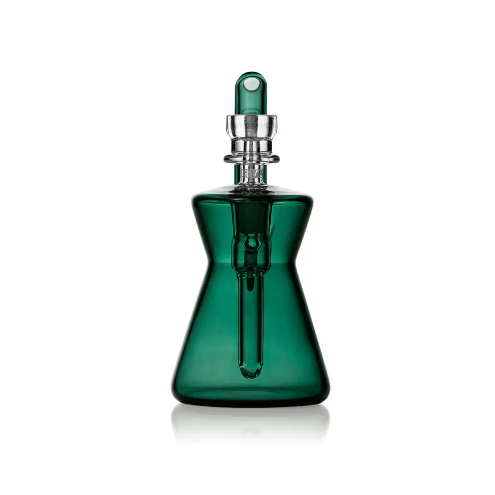 Hourglass Pocket Bubbler for Compact Water Pipe Experience