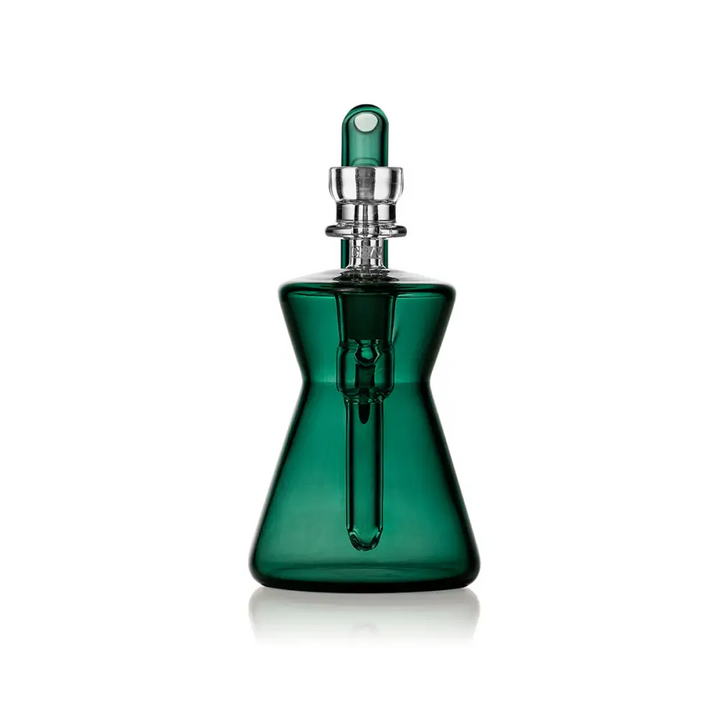 Hourglass Pocket Bubbler for Compact Water Pipe Experience