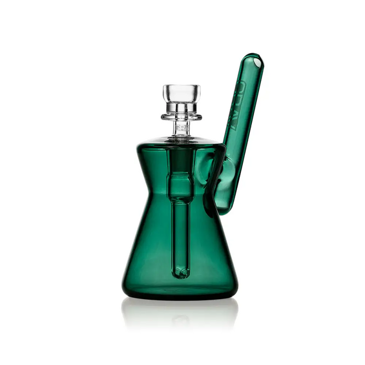 Hourglass Pocket Bubbler for Compact Water Pipe Experience
