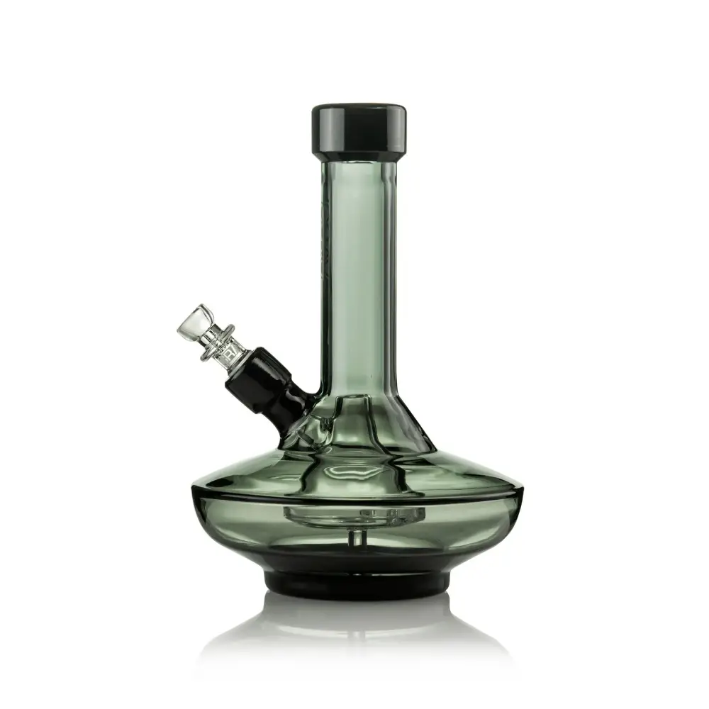 Grav® Small Wide Base Water Pipe with Black Accents