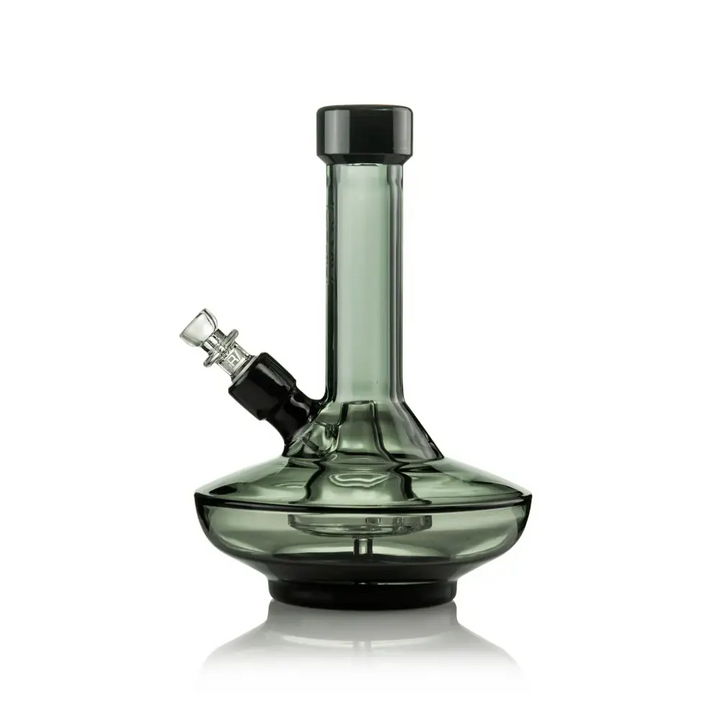 Grav® Small Wide Base Water Pipe with Black Accents