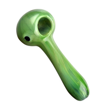 Green Candy Apple Spoon Pipe - 4 Inches