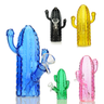 6-Inch Cactus Design Water Pipe with 14mm Bowl
