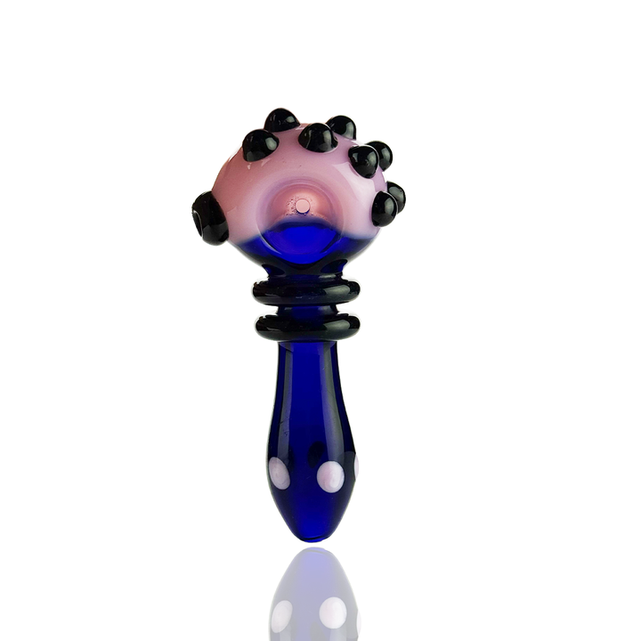 Slime Head 4.5" Double Ring Glass Hand Pipe