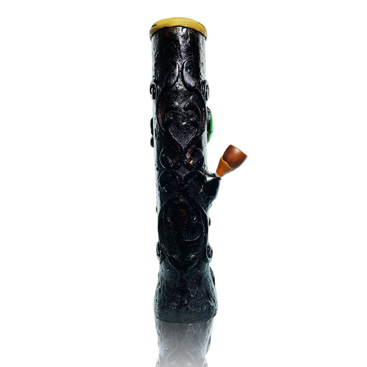 Hand Carved Wooden Bong Crafted by Native Artists