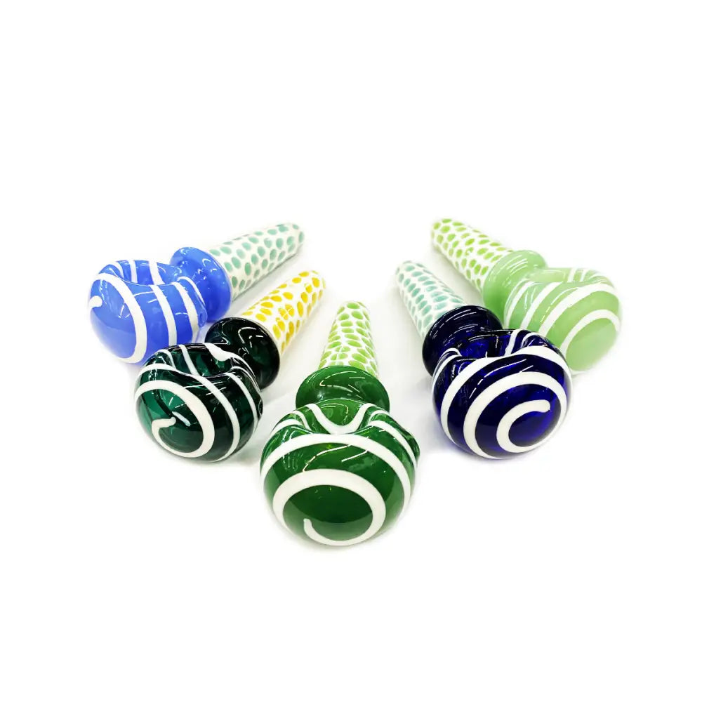 Dot Art Hand Pipe Spoon for Smooth Smoking