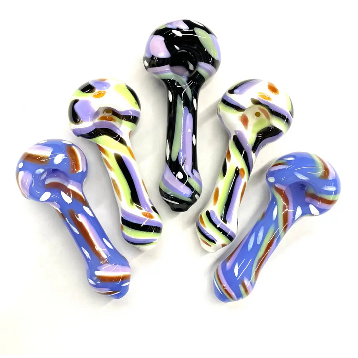 Multicolor Slime Hand Pipe Spoon for a Vibrant Smoking Experience