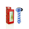 HAPPY FUMES GLASS 4.5" Wig Wag Head Design with Color Tube Spiral Design