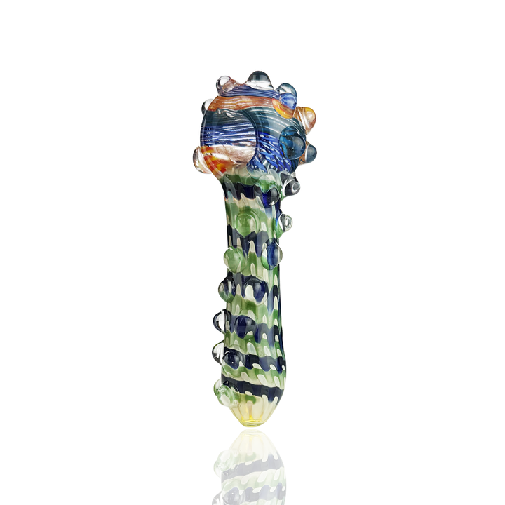 Knowker 5-Inch Marble Pattern Dry Herb Pipe