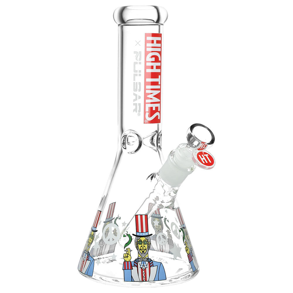 High Times x Pulsar Beaker Water Pipe - Uncle Sam / 10.5’ / 14mm f