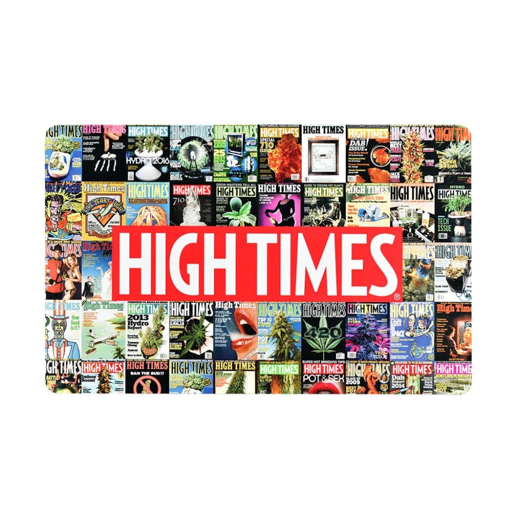 High Times x Pulsar Dabpadz Dab Mat- Cover Collage / 16’ x 10’