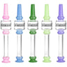 Borosilicate Glass Honeycomb Dab Straw for Legal Herbal