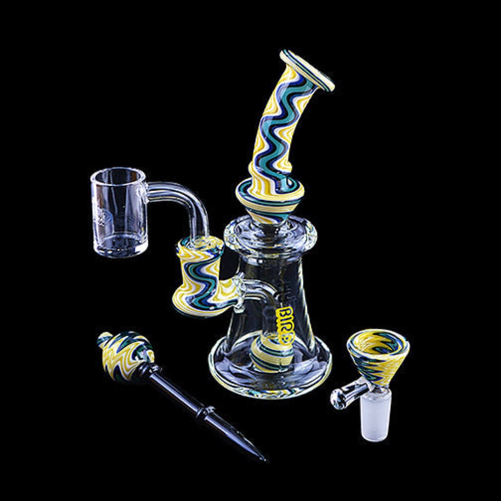 Hybird Wig Wag Mini Rig Water Pipe Kit with Banger and Bowl – MHGP