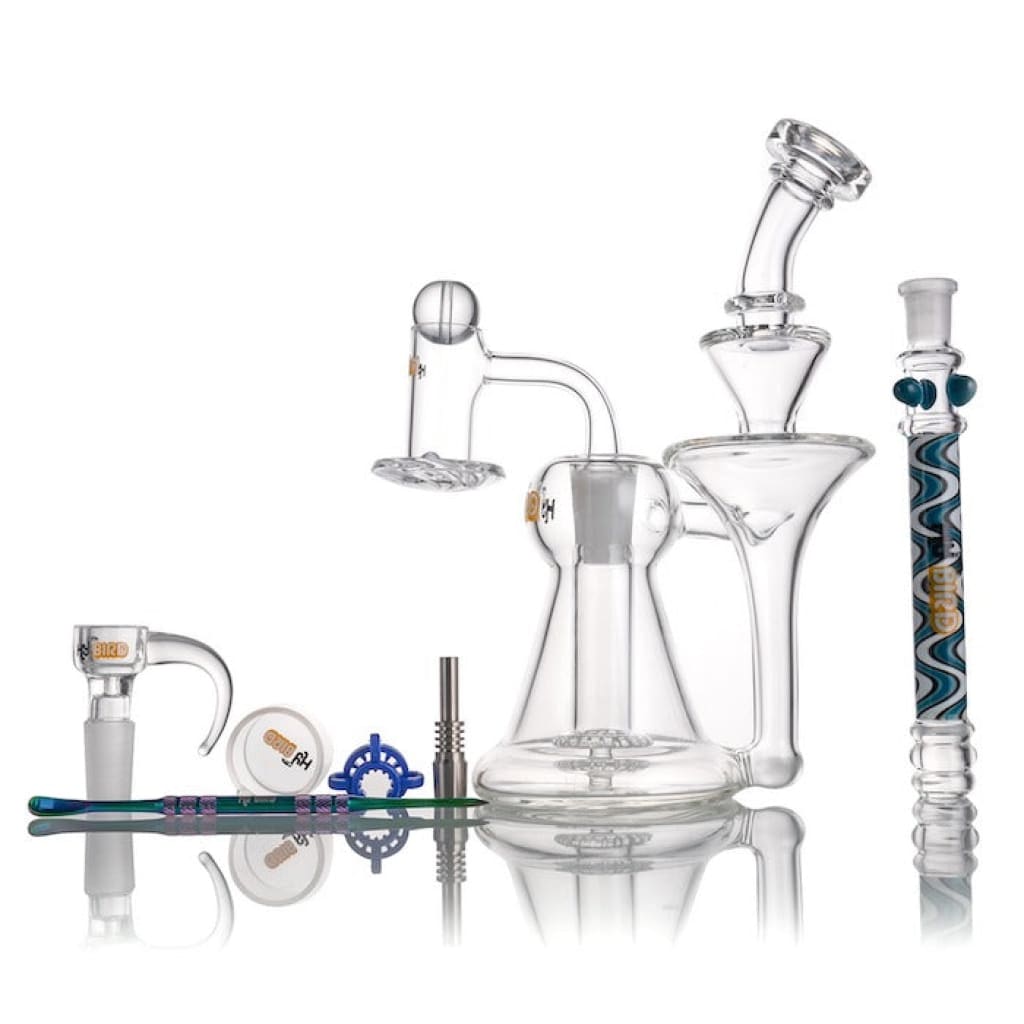 Hybird Recycler Rig Kit with Banger and Nectar Straw – MHGP