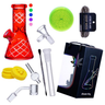 8 Inch 5mm Beaker Bong with Essential Kit