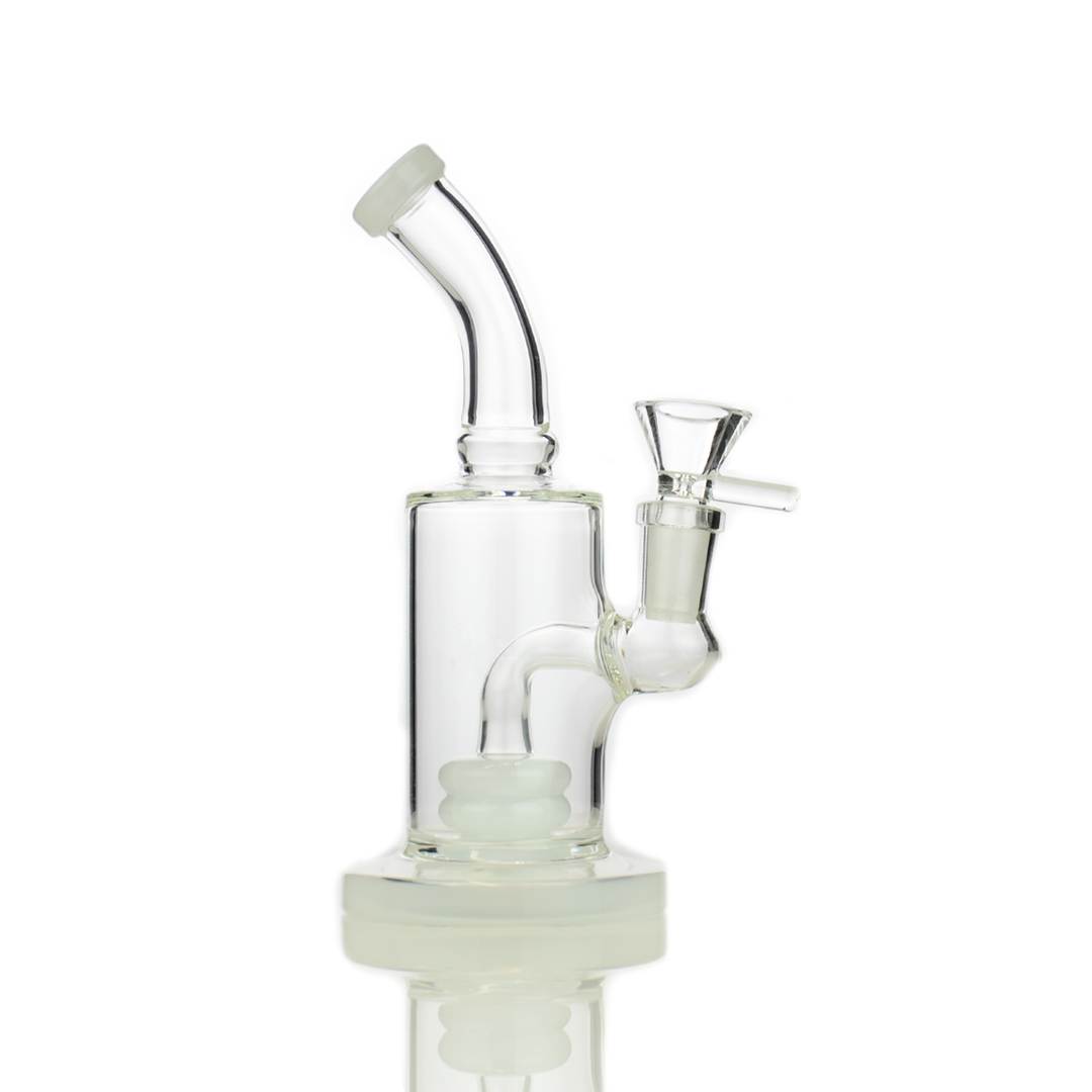 Compact 6" Showerhead Perc Bong with 14mm Male Bowl