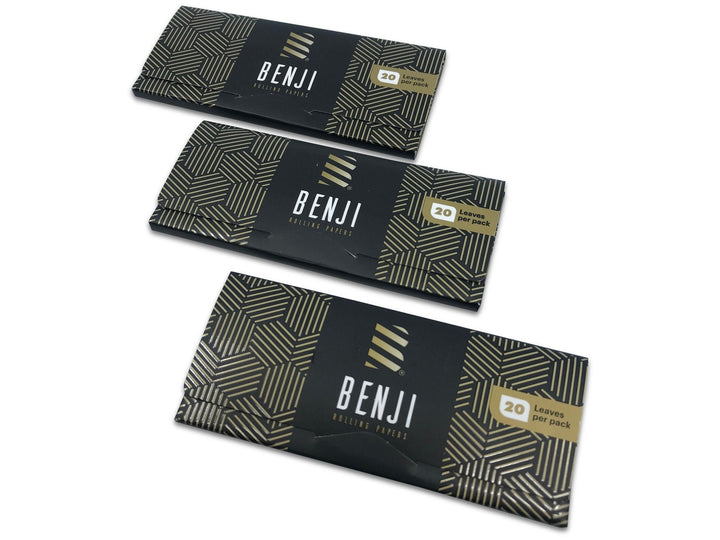 Benji $100 Bill Print Rolling Papers - 24 Booklets