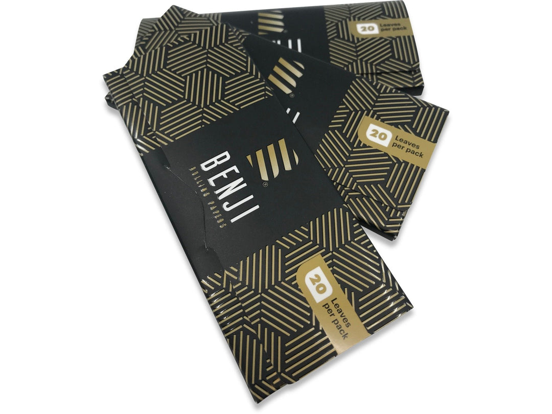 Benji $100 Bill Print Rolling Papers - 24 Booklets