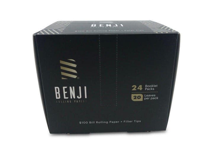 Benji $100 Bill Print Rolling Papers - 24 Booklets