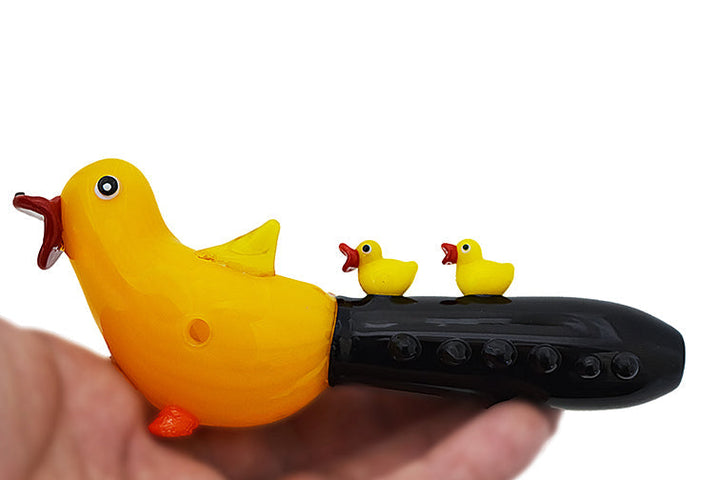 Decorative Duck Glass Hand Pipe