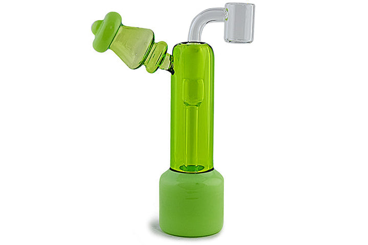 Milky Straight Tube Dab Rig Kit with 14mm Banger