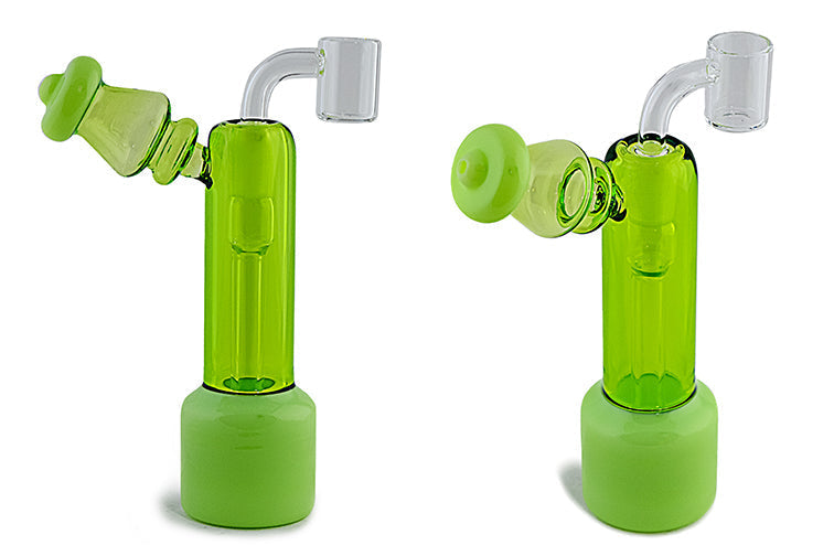 Milky Straight Tube Dab Rig Kit with 14mm Banger