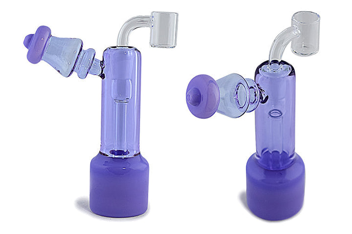 Milky Straight Tube Dab Rig Kit with 14mm Banger